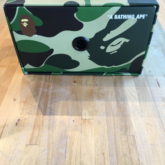 A Bathing Ape Shark Sta #1 "Black/White" 0ZXSHM191323M Sz 9.5 NEW - Picture 9 of 9